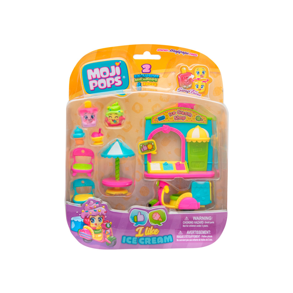 Gelateria Moji Pops PMPSB216IN20 Game Set, 2 Figures, Accessories