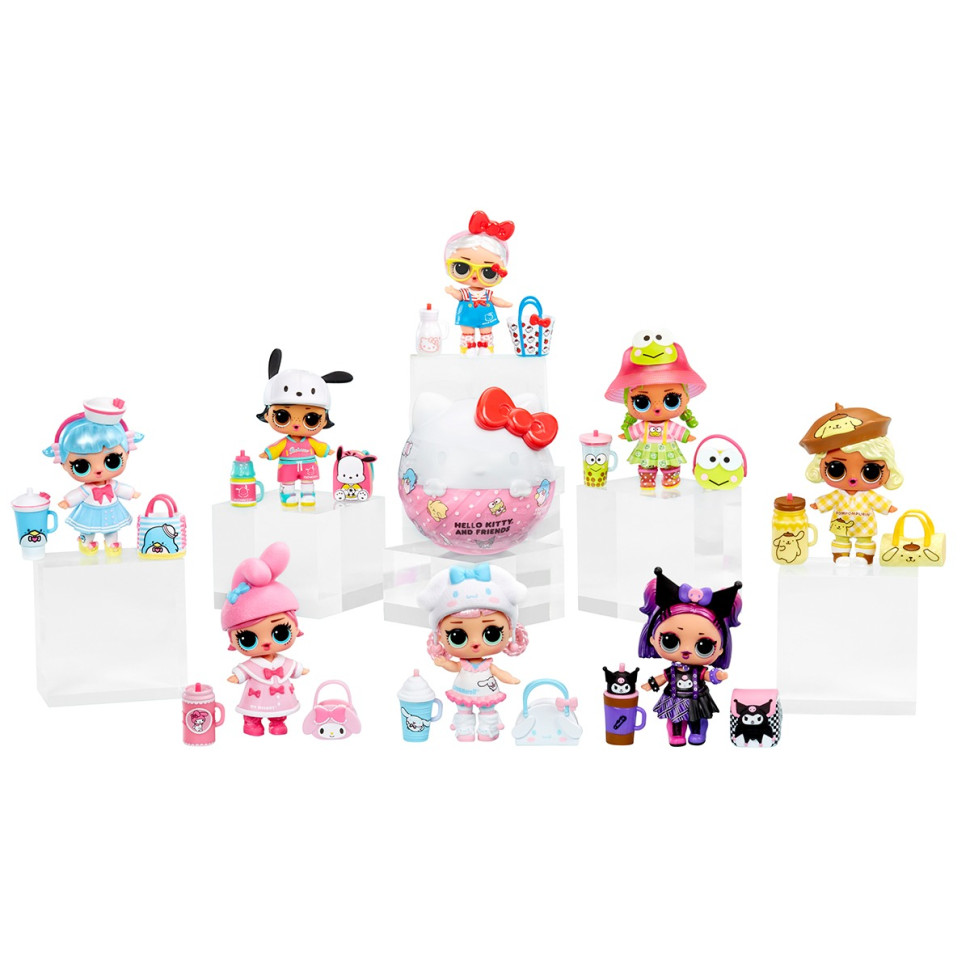 Children's playset with a doll of the "Loves Hello Kitty" series - Hello Kitty and friends of L.O.L. Surprise! 523840