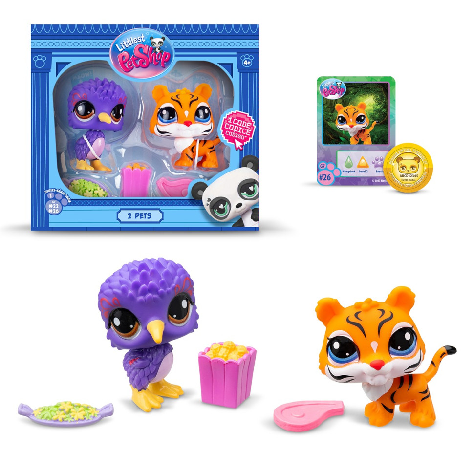 Смакові вподобання Ігровий набір Littlest Pet Shop 00528 Аксесуари та 2 фігурки