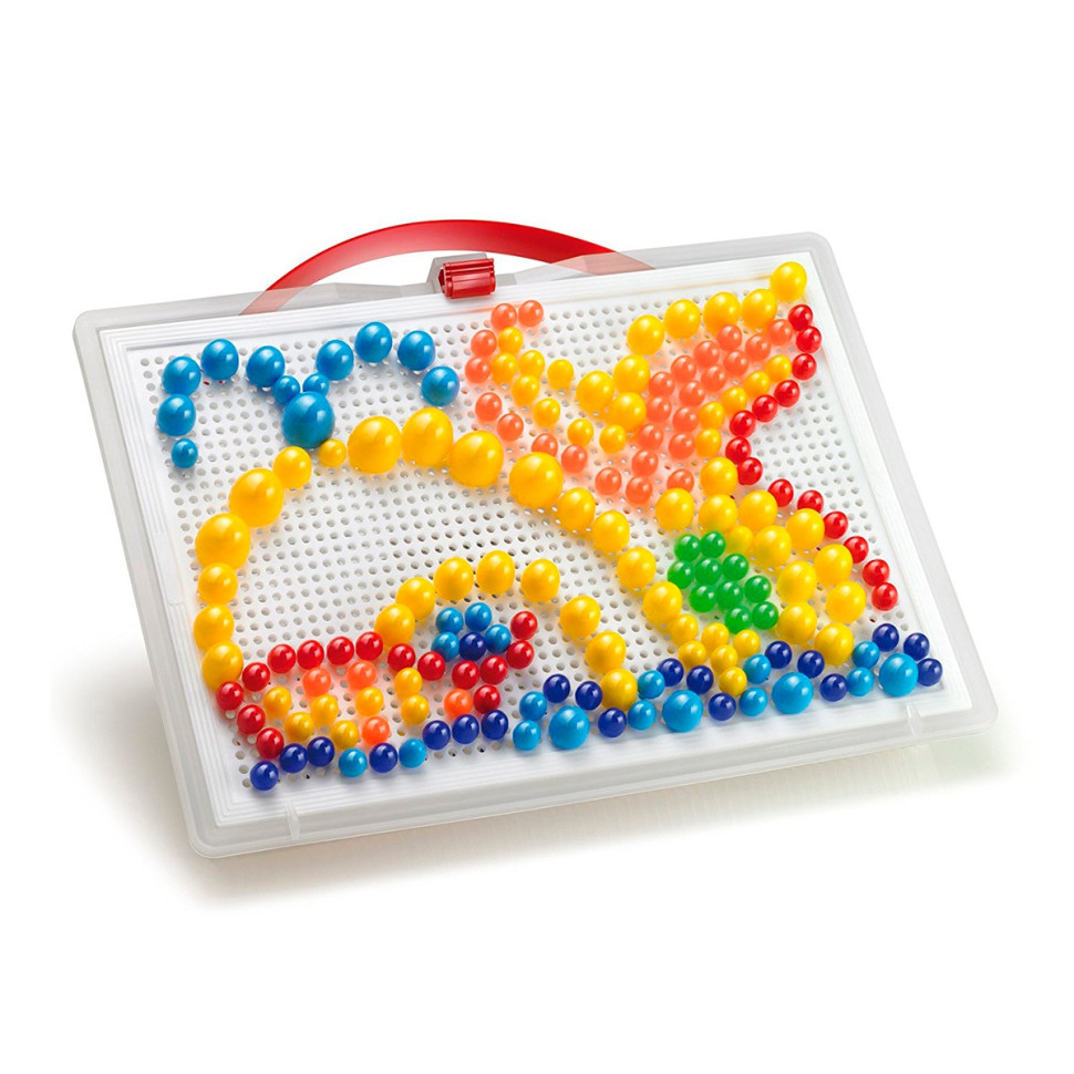 Quercetti 0950-Q Educational Mosaic Set, Board 28x20 cm 280 Pieces