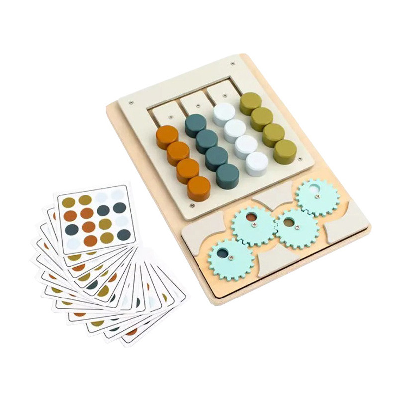 Children's developmental puzzle toy MD 0836-3 wood, 26x18 cm