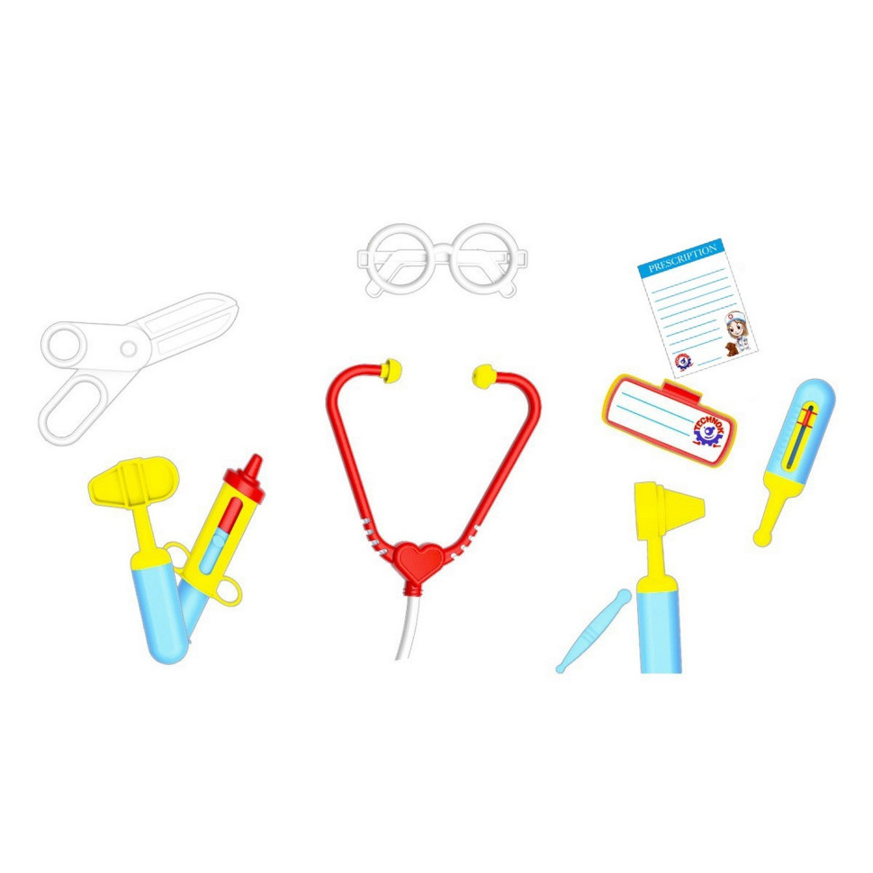 Game set "Little Doctor" TechnoK 4012TXK in a suitcase