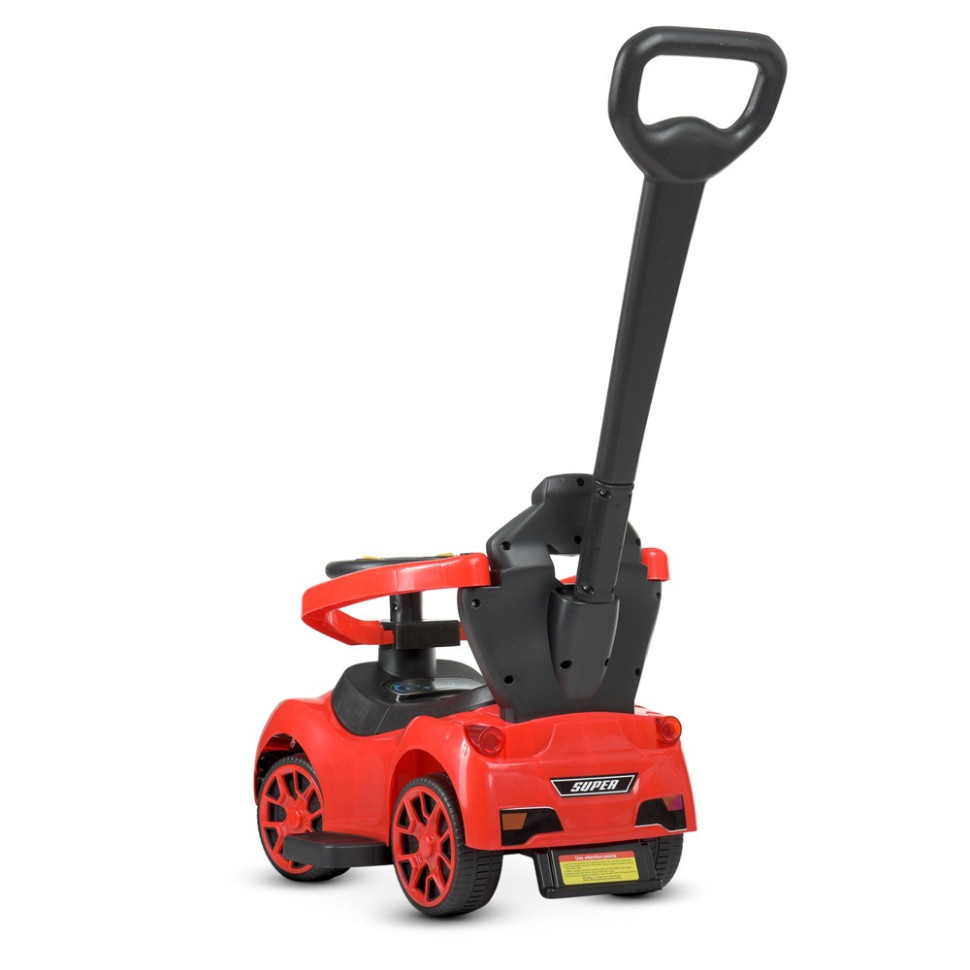 Children's tolocar with parental handle M 4741-3 music, light