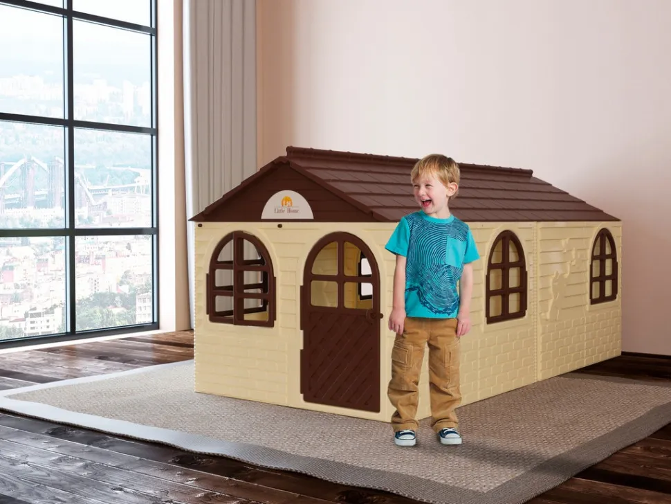 Plastic Children's Play House with curtains 02550/22