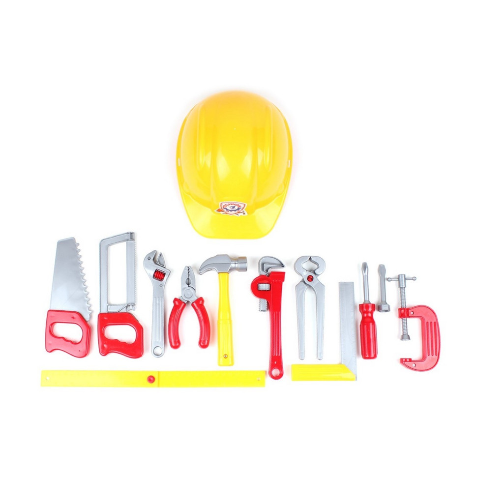 Tools Set TechnoK 5873TXK, 11 tools and helmet