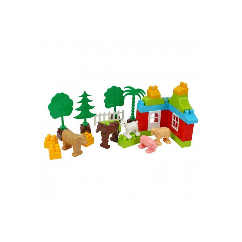 Children's construction set "Farm" 0341TXK, 45 elements