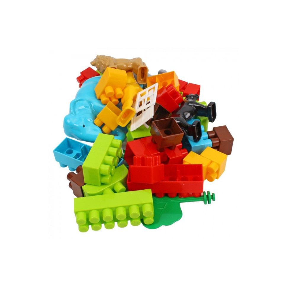 Playset Constructor "Wild Animals of Africa" 0334TXK 40 pieces