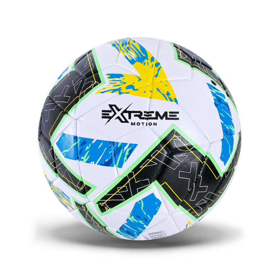 Soccer ball FB25673(Black-Yellow) size No5, PU, 400 gr