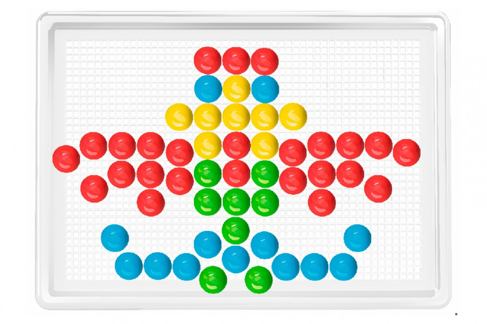Children's Educational Mosaic 3381TXK, 140 chips