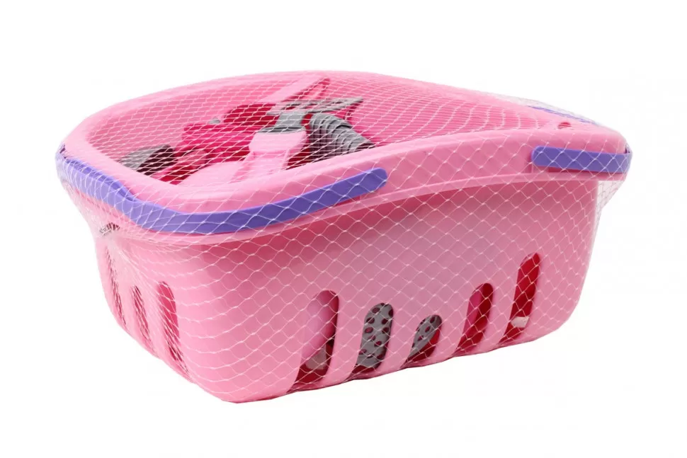 7181TXK Kitchen Utensils Game Set with Basket