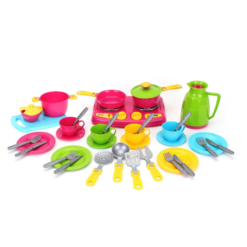 Game set "Dishes" 3589TXK 38 pieces