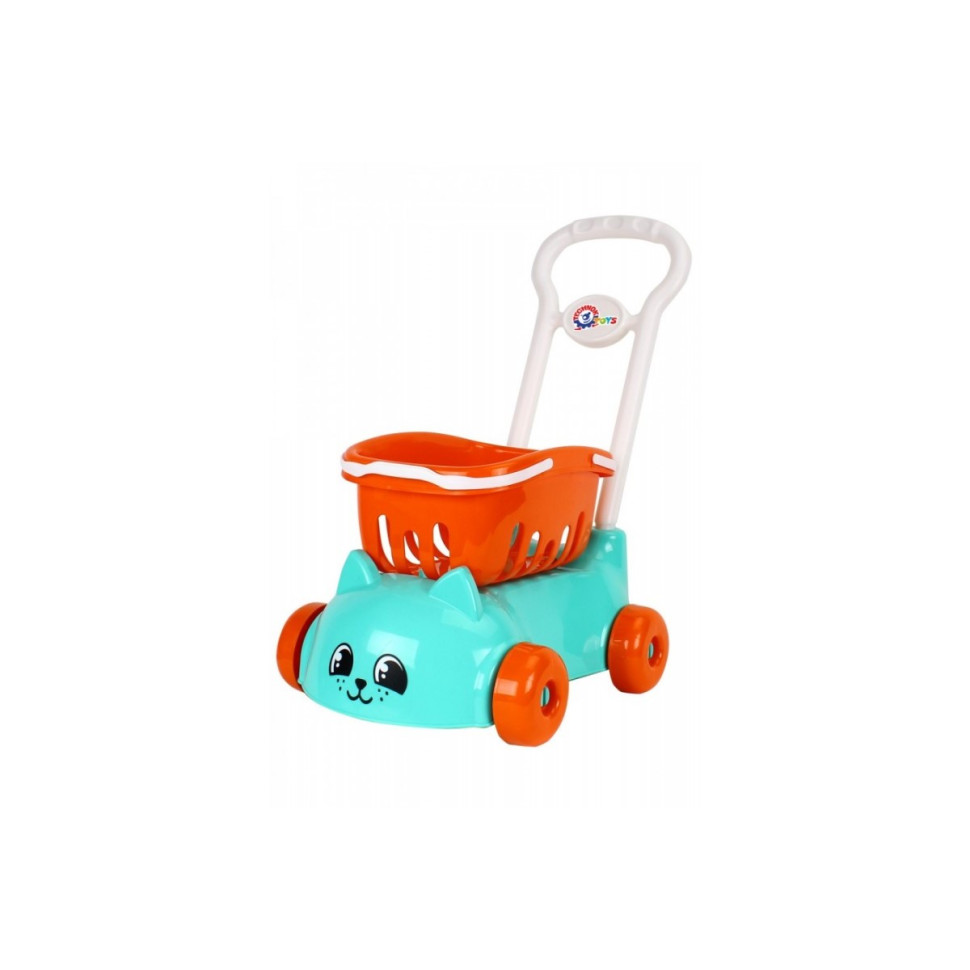 Children's trolley "Kitty" with basket Tekhnok 6924TXK plastic