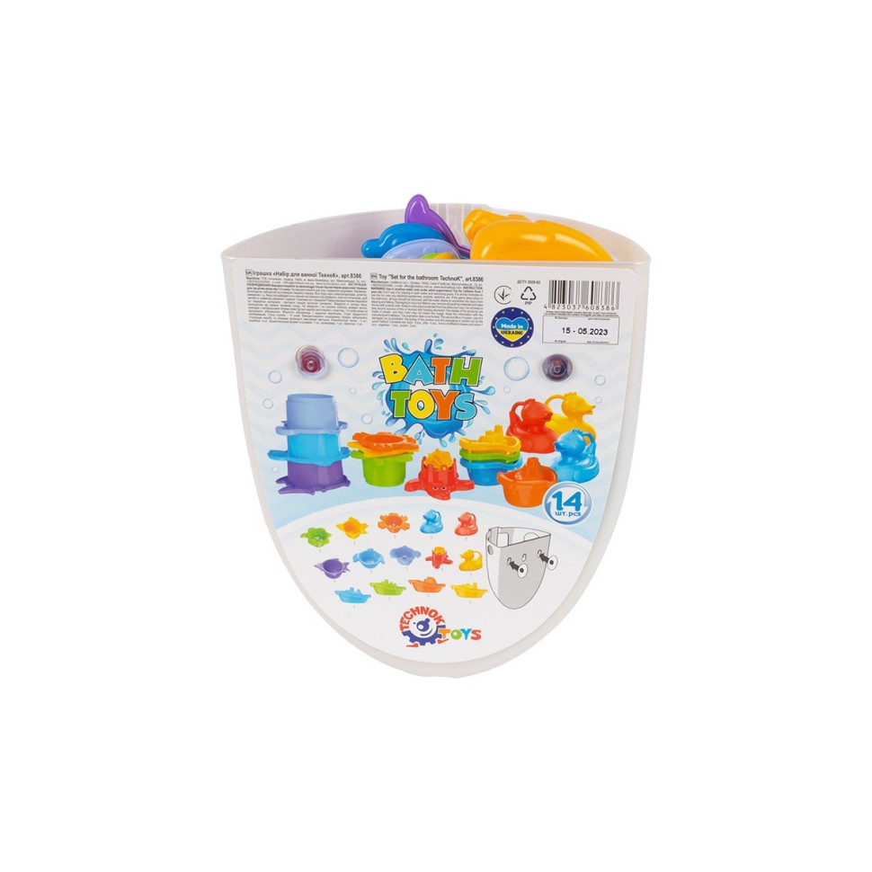 Bathroom Organizer Set TechnoK 8386TXK 14 toys