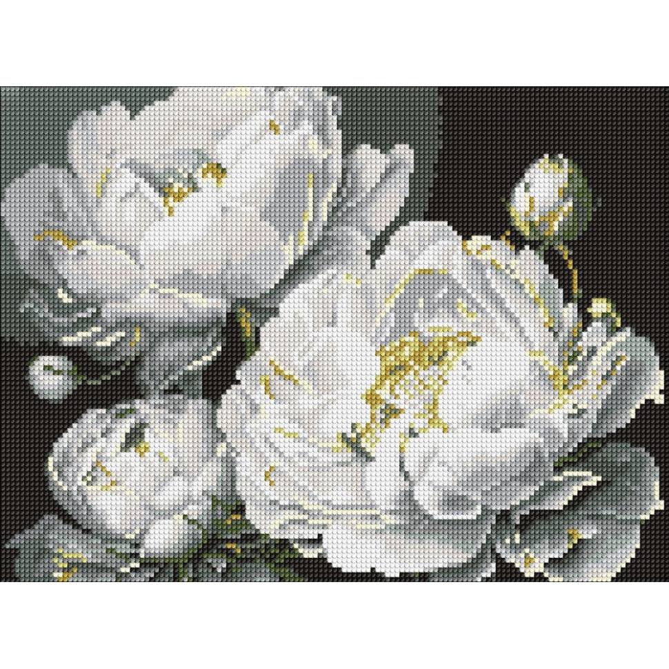 Diamond mosaic "Impeccable beauty" ©art_selena_ua AMO8169, 30x40 cm