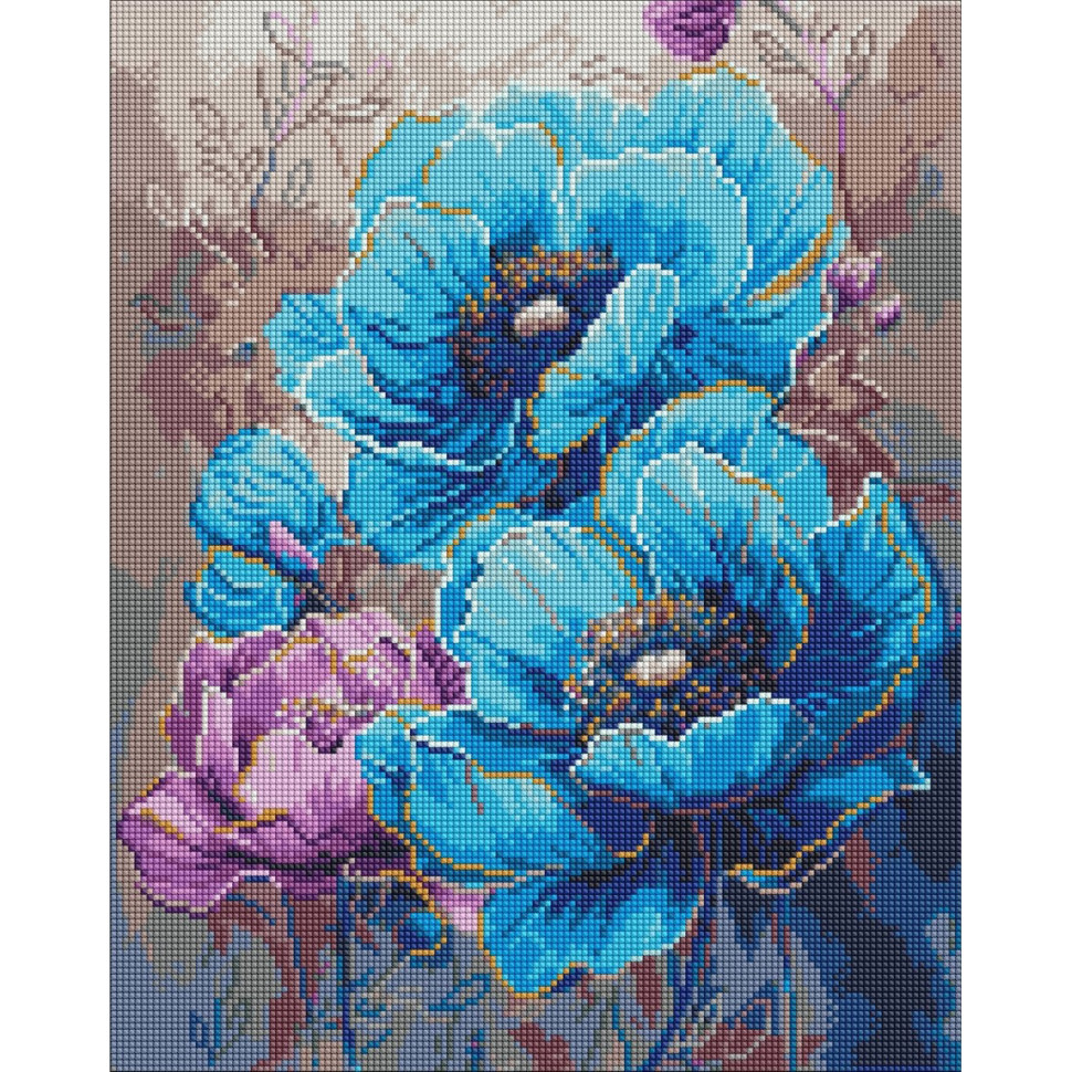 Diamond mosaic "Symphony of Flowers" ©art_selena_ua AMO8047, 40x50 cm