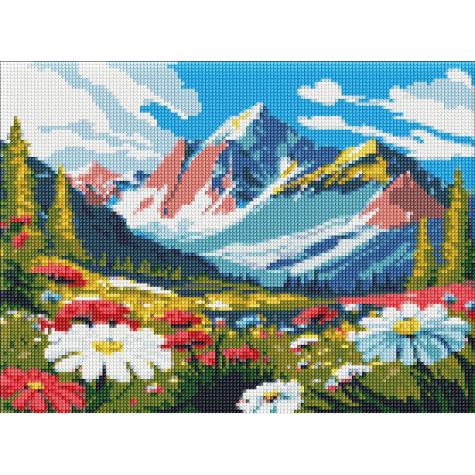 Diamond mosaic "Contrasts of Nature" ©art_selena_ua AMO8136, 30x40 cm