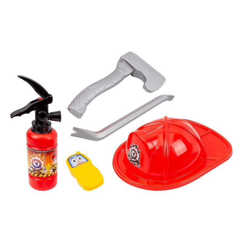 Children's Toy Firefighter Kit 8591TXK Helmet, Fire Extinguisher, Tools