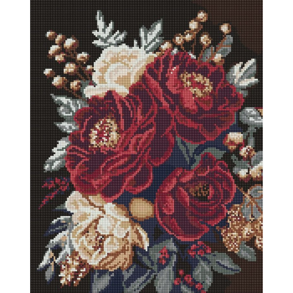 Diamond mosaic "Flower Peace" ©art_selena_ua AMO20045, 40x50 cm