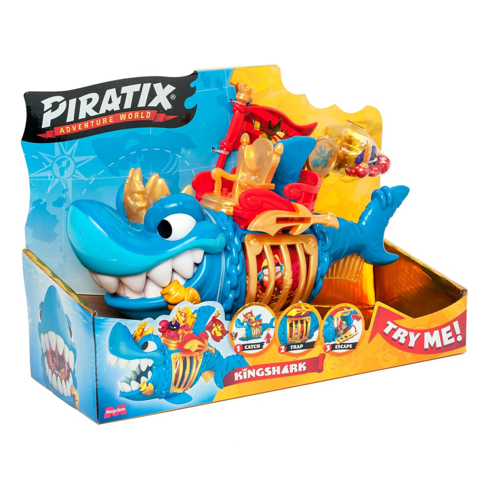 Children's playset with "King Shark" figures PIRATIX PPXSP112IN10