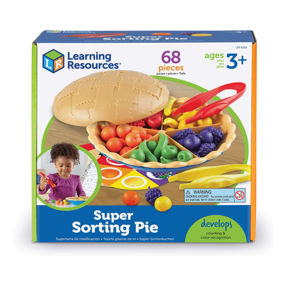Learning Resources LER6216 Berry Pie Sorter Educational Playset