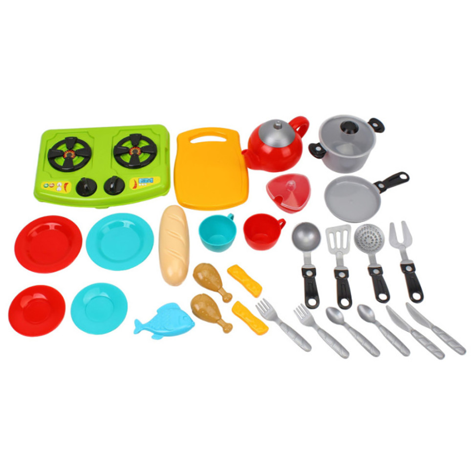Children's play set "Kitchen" 3366TXK 31 accessories, box Children's play set "Kitchen" 3366TXK 31 accessories, box