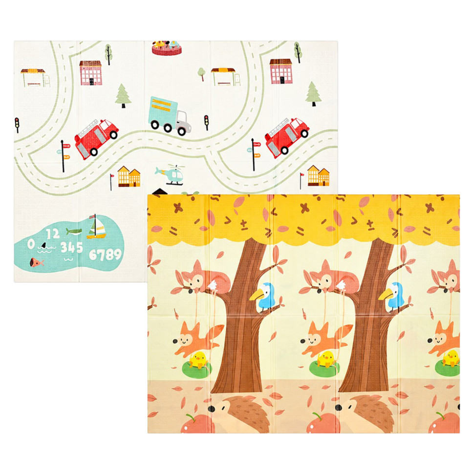MR 1570-3-1 XPE folding double-sided thermal mat for children, 150-200 cm, thickness 8 mm