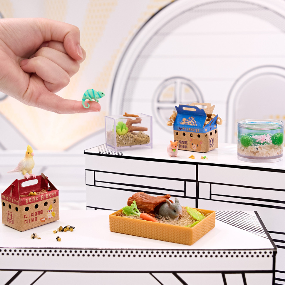 MGA's Miniverse 595700 Animals Build-A-World Playset