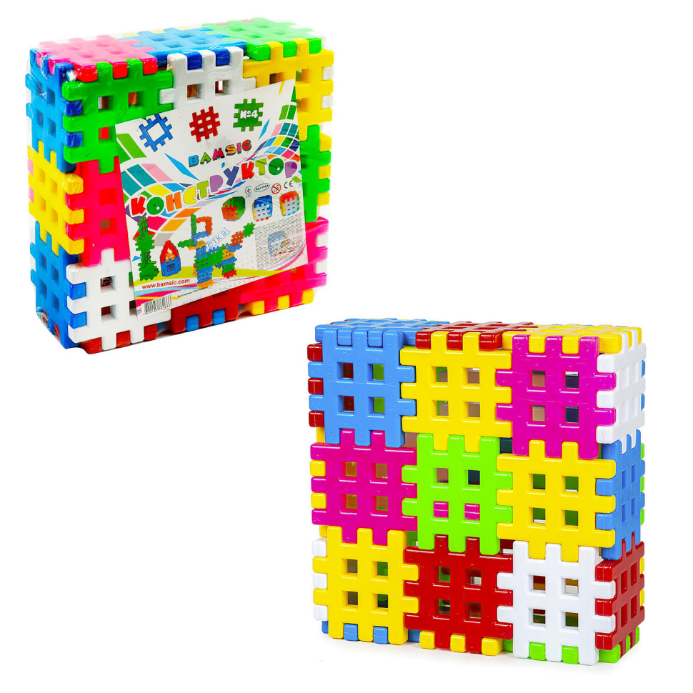 Children's set "Constructor Puzzles No4" 114/4BMS 30 bright pieces Children's set "Constructor Puzzles No4" 114/4BMS 30 bright pieces