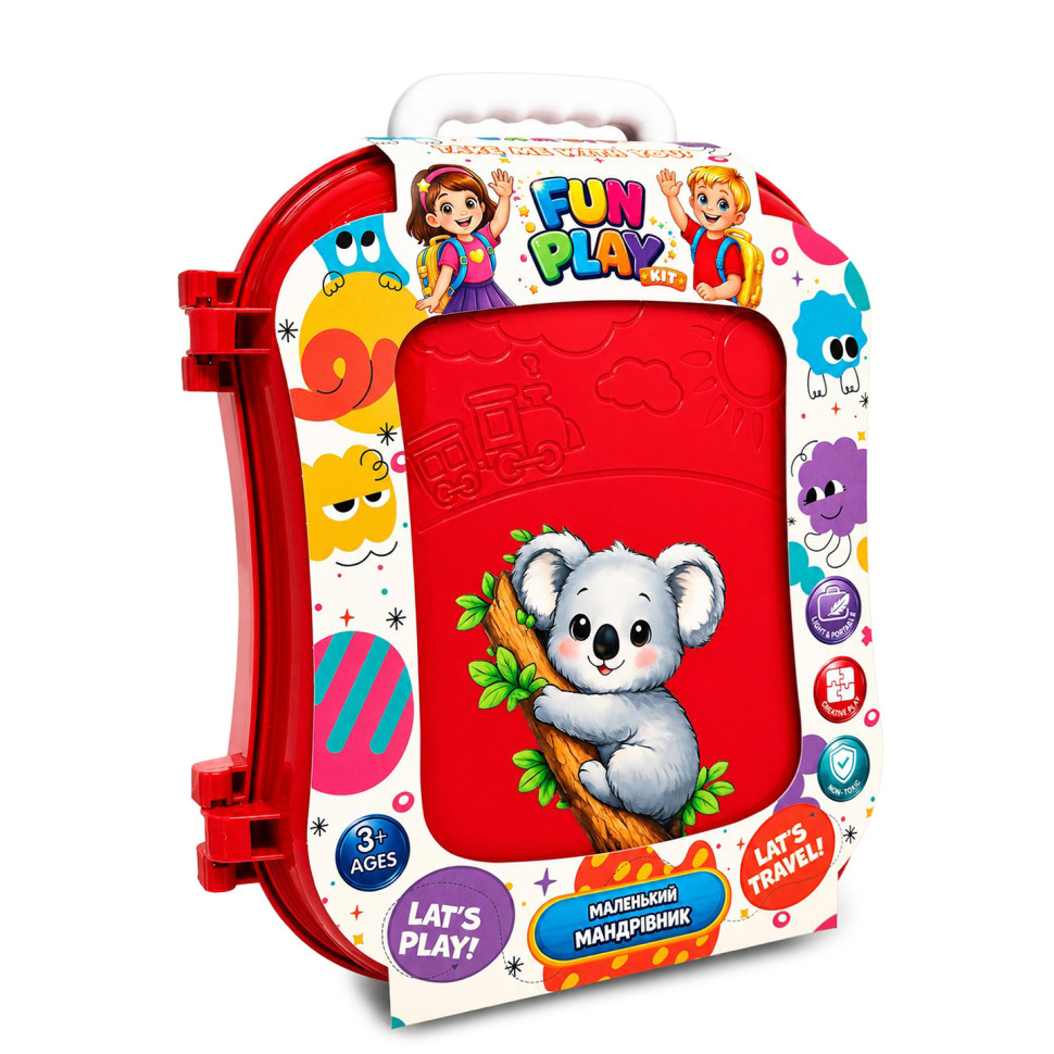 Children's toy Backpack "Little Traveler" 305/10BMS(Red) 28x12x25 cm