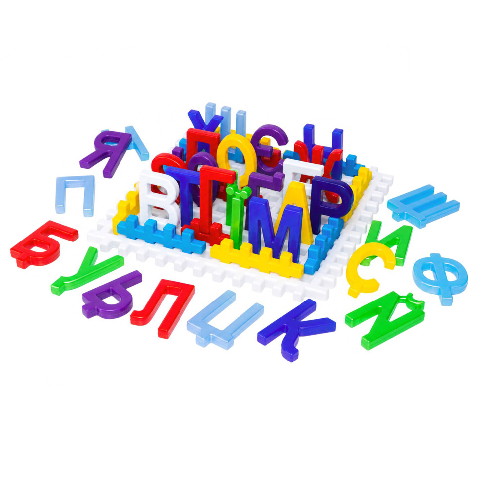 Learning the Alphabet" development set 114/34BMS(White) platform 37x37 cm