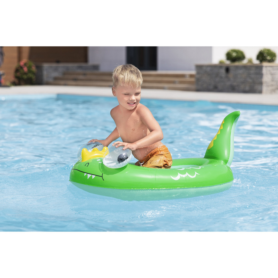 Children's inflatable raft Dragon 34213(Green) inflated size 90x58x48.5 cm Children's inflatable raft Dragon 34213(Green) inflated size 90x58x48.5 cm