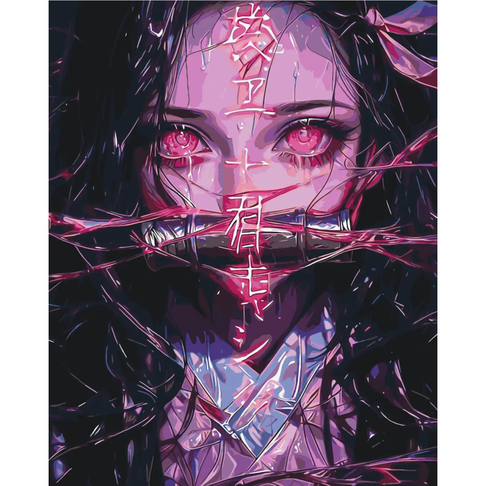 Painting by numbers "Nezuko Kamado (Demon-Cutting Blade)" LW31519, 40x50 cm