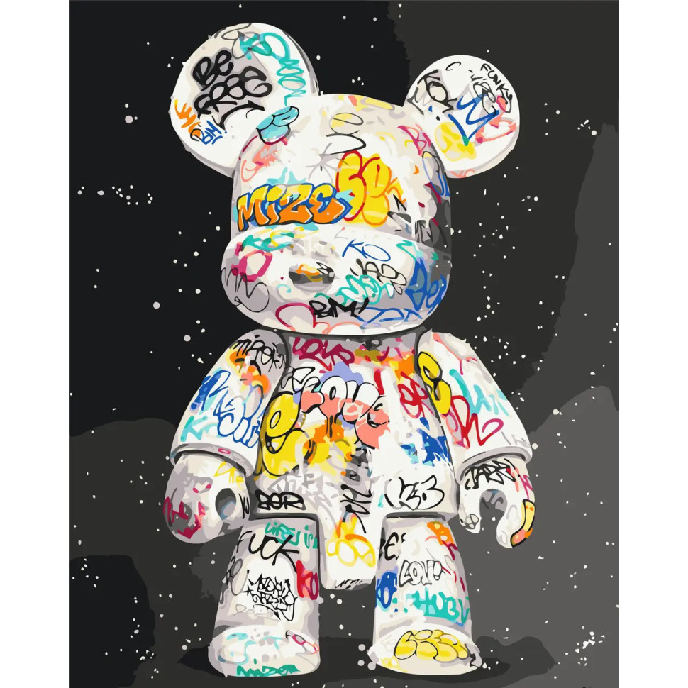 Painting by numbers "Bearbrick" LW32320, 40x50 cm