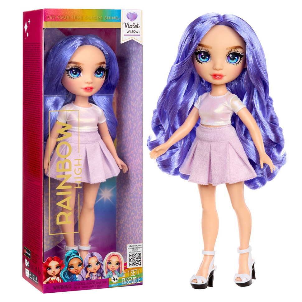 Children's doll "Violet" Rainbow High 990024 series "ORR" with accessories