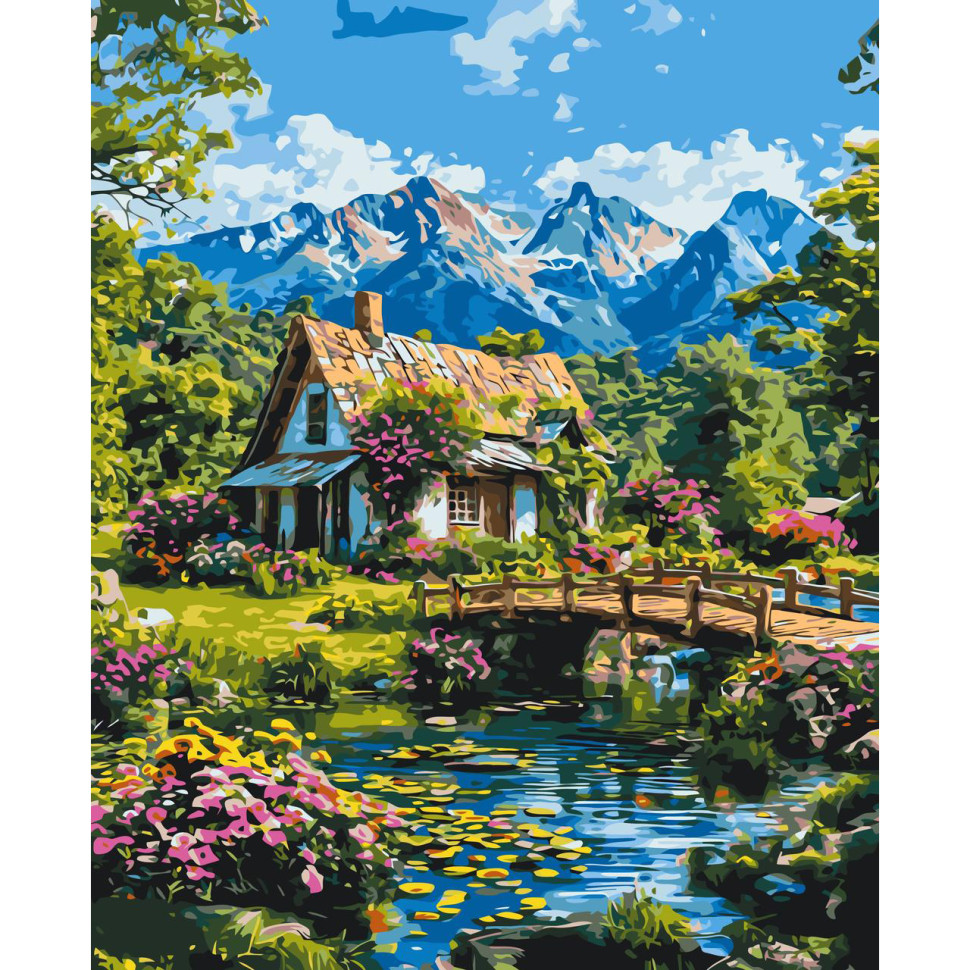 "Alpine Harmony" Paint-by-Number Kit LW3492, 40 x 50 cm