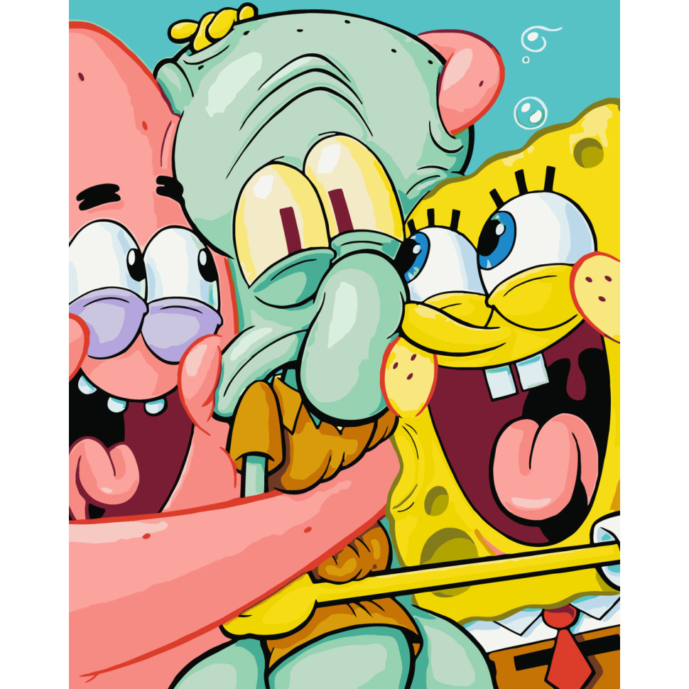 Paint by numbers "SpongeBob" LW3498, 40x50 cm