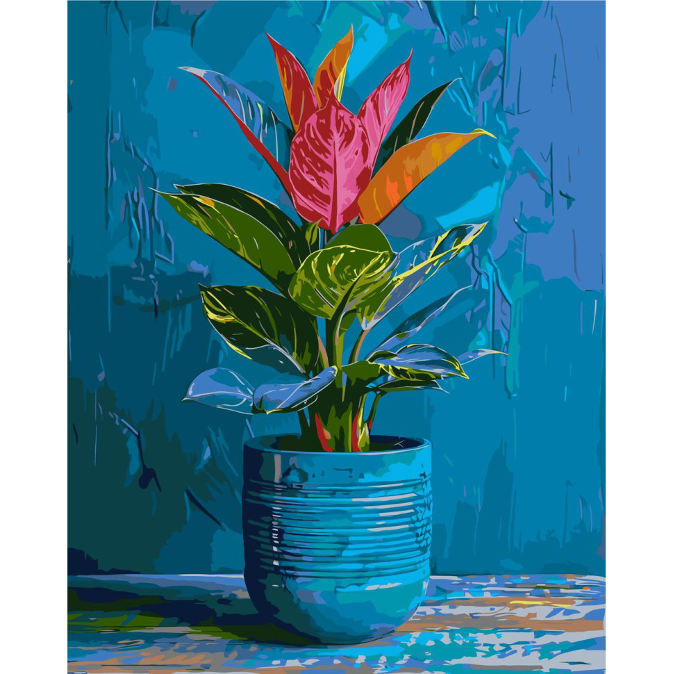 Paint by Numbers "Tropical Plant" LW3535, 40x50 cm