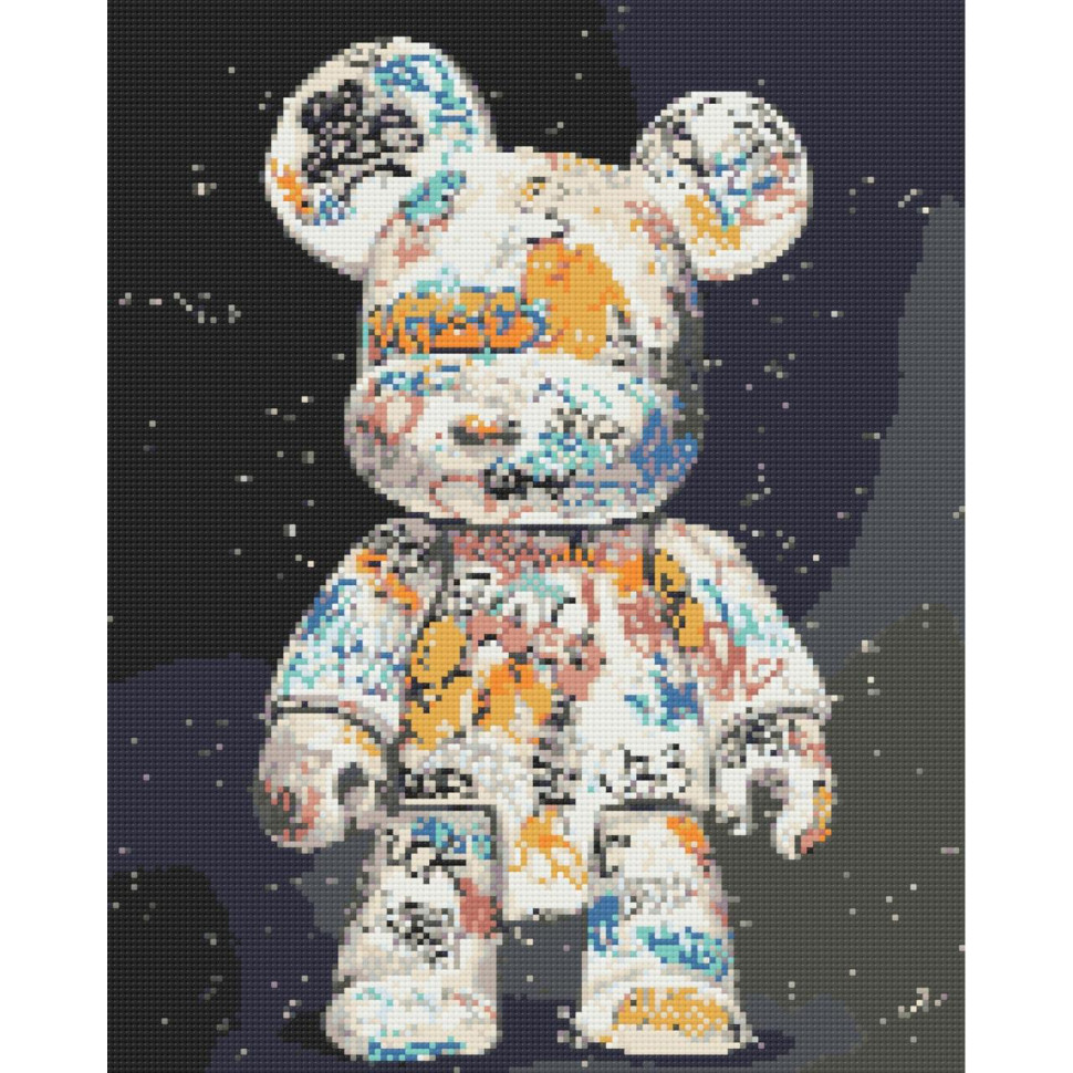 Diamond mosaic "Bearbrick" OD32320, 40x50 cm