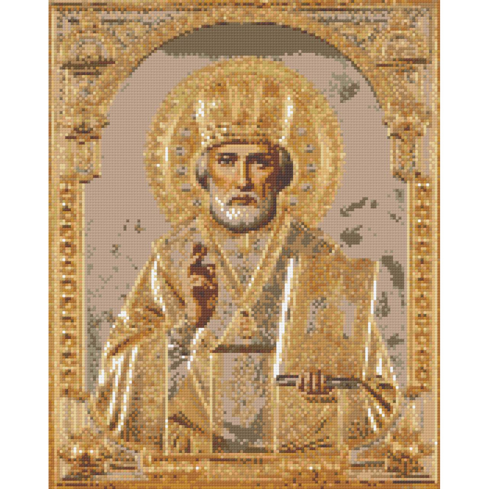 Diamond mosaic "Nicholas the Wonderworker" OD3432, 40x50 cm