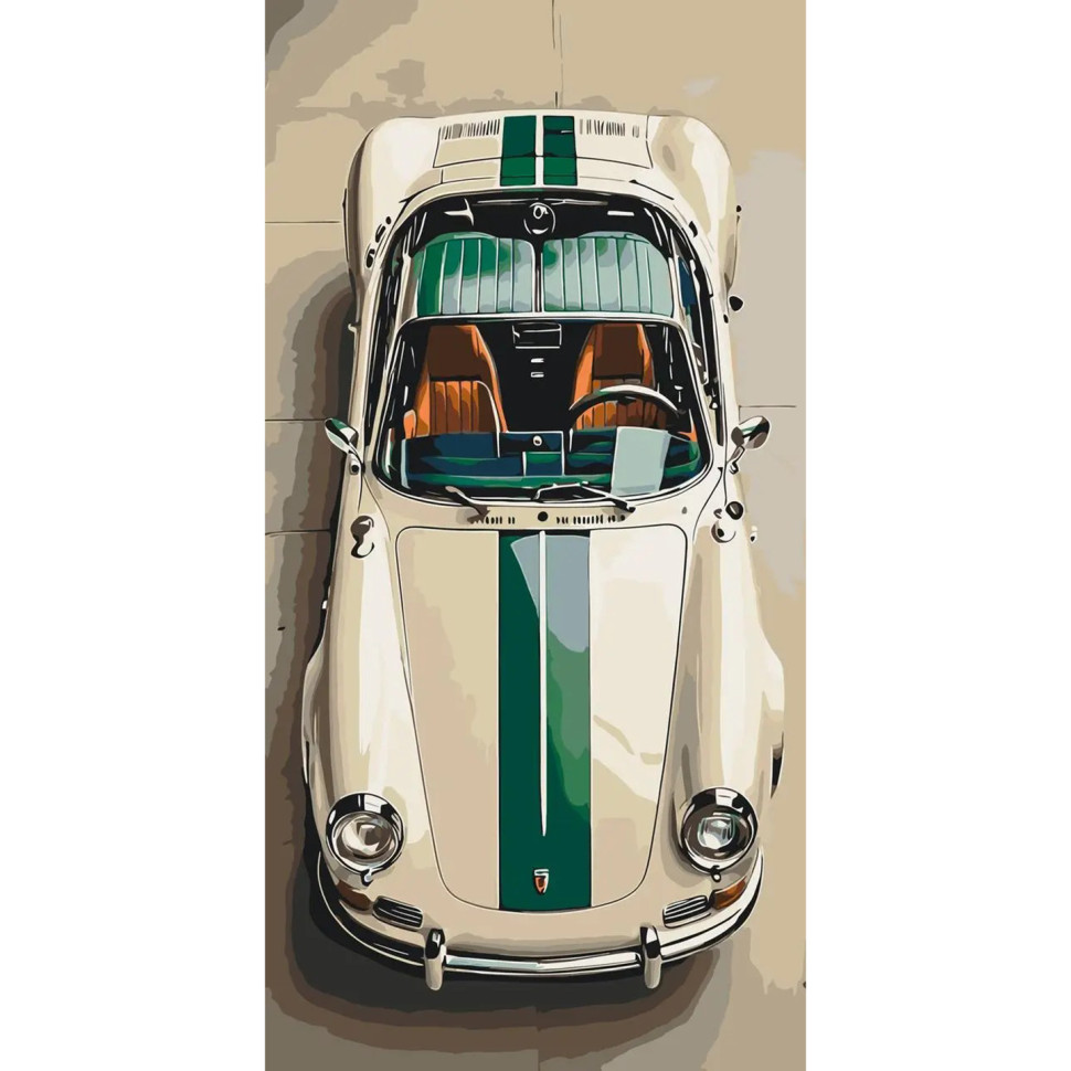 Painting by numbers "Porsche" LW5127, 40x80 cm
