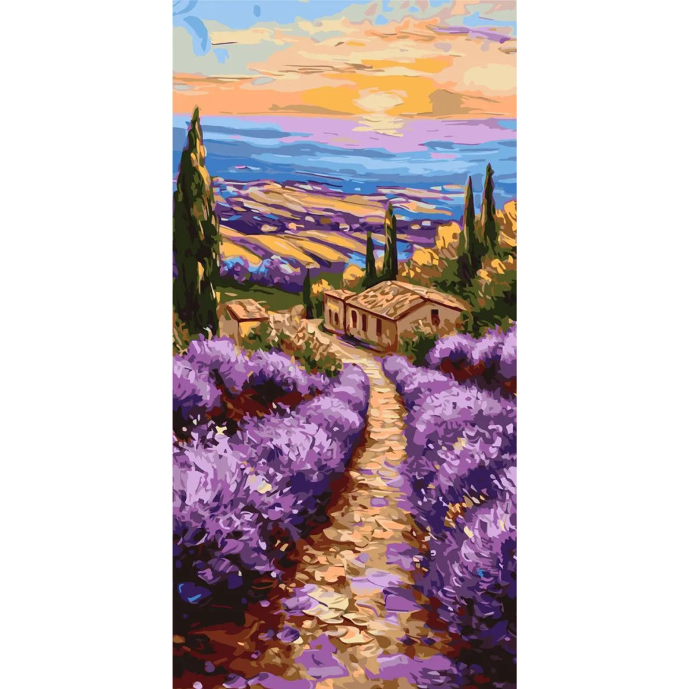 Painting by numbers "Aromas of Provence" LW5151, 40x80 cm