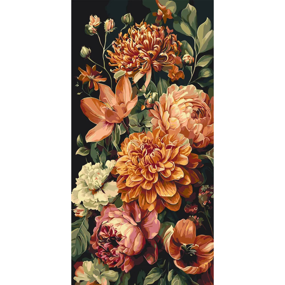 "Noble Bouquet" Paint-by-Number Kit LW5196, 40 x 80 cm