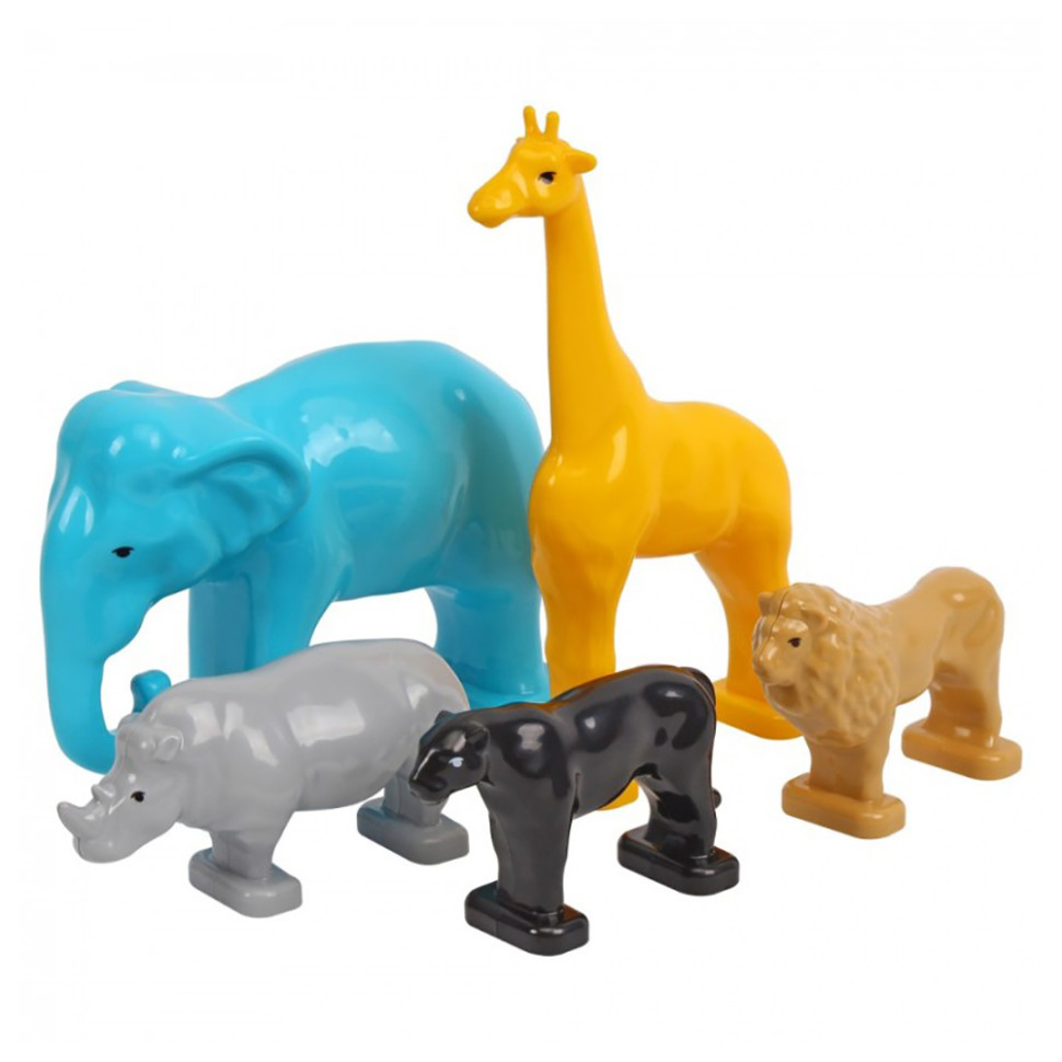 Children's play set "Animal Figurines" 1102 domestic and wild animals