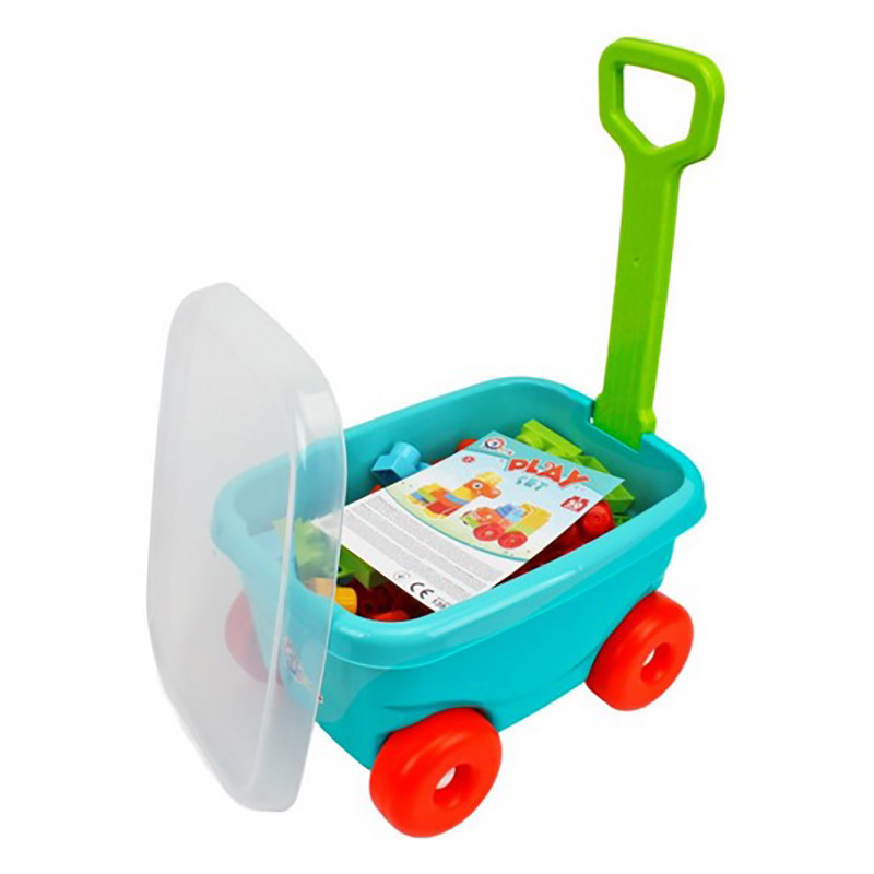 Children's constructor "Trolley" 1393TXK 50 parts