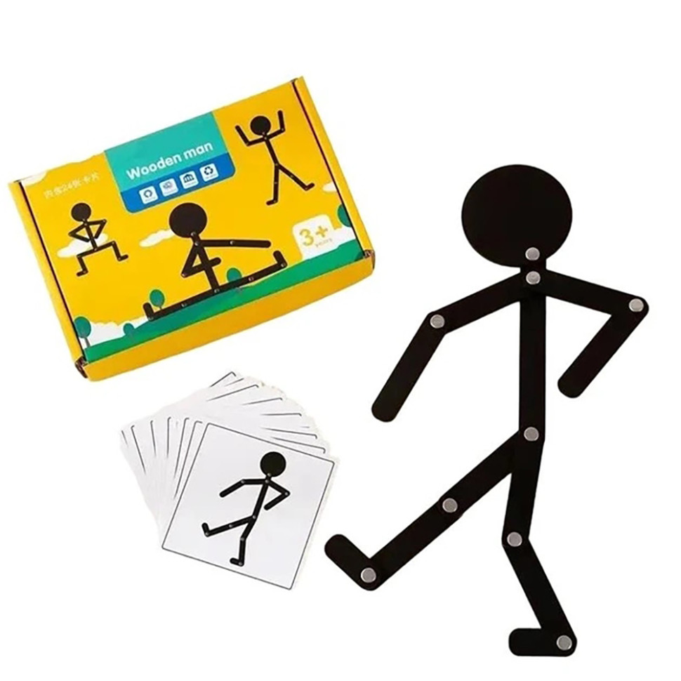 Children's toy for developing fine motor skills "Little Man" HBE-0052