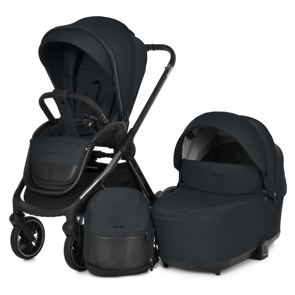 Universal stroller 2 in 1 PRESTIGE ME 1124-3 Black Universal stroller 2 in 1 PRESTIGE ME 1124-3 Black