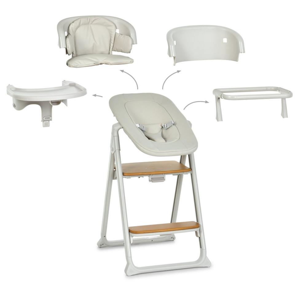 4-in-1 High Chair GROWEE ME 1222 Cream 4-in-1 High Chair GROWEE ME 1222 Cream