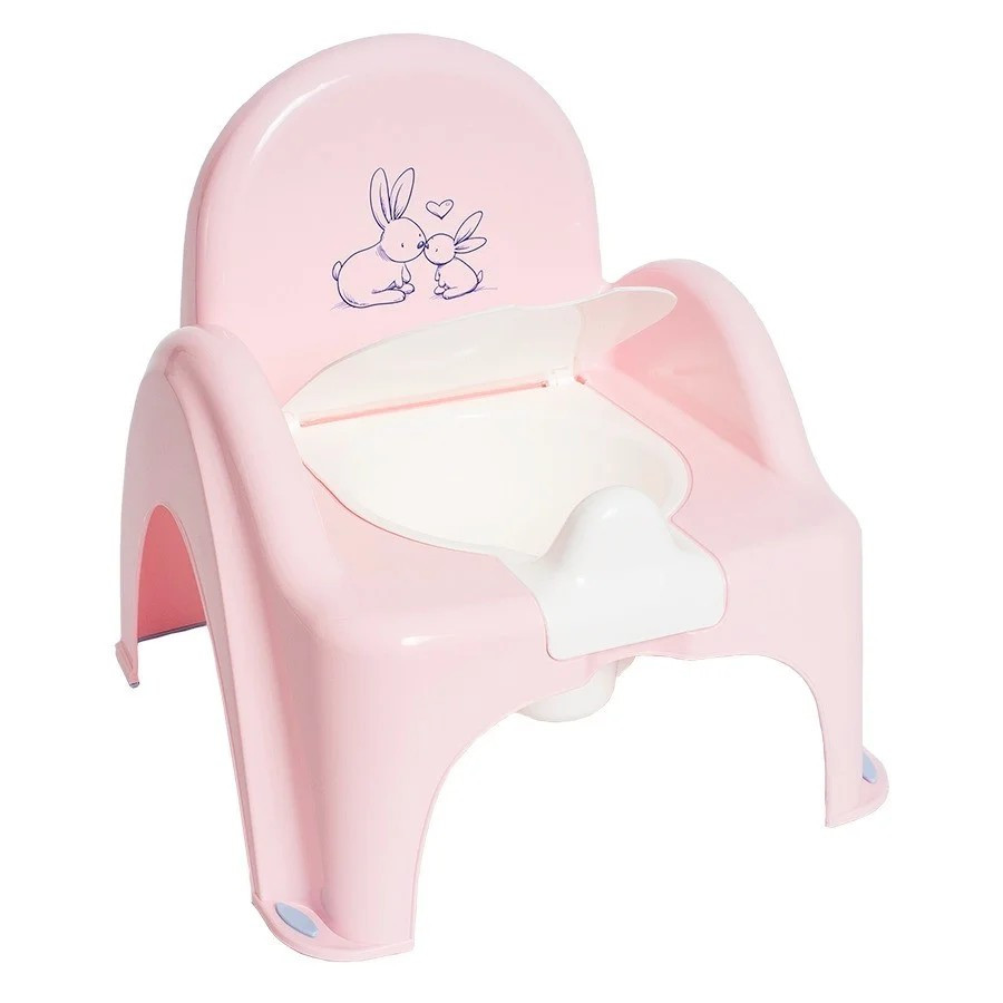 Горшок - стульчик "Зайчики" Tega Baby KR-012-104 розовый