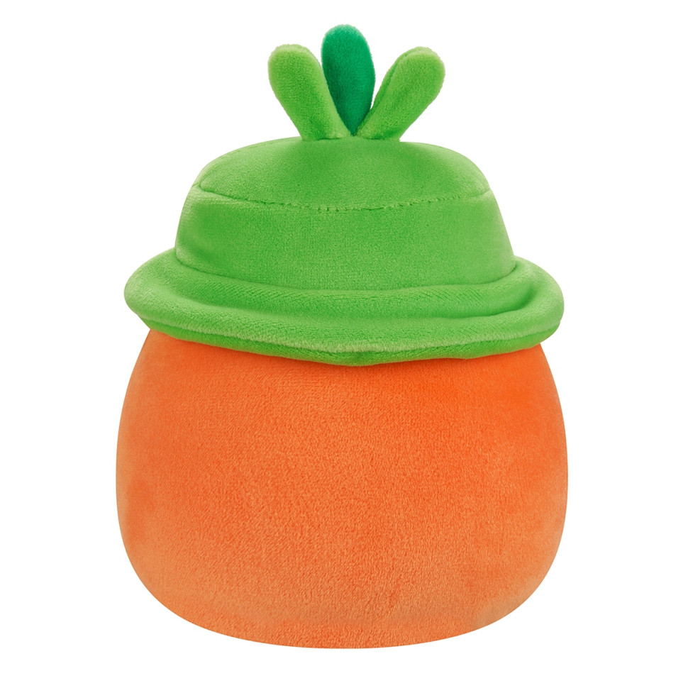 Дитяча м'яка іграшка Морквина Кароліна у капелюсі Squishmallows SQER01214, 19 см Дитяча м'яка іграшка Морквина Кароліна у капелюсі Squishmallows SQER01214, 19 см