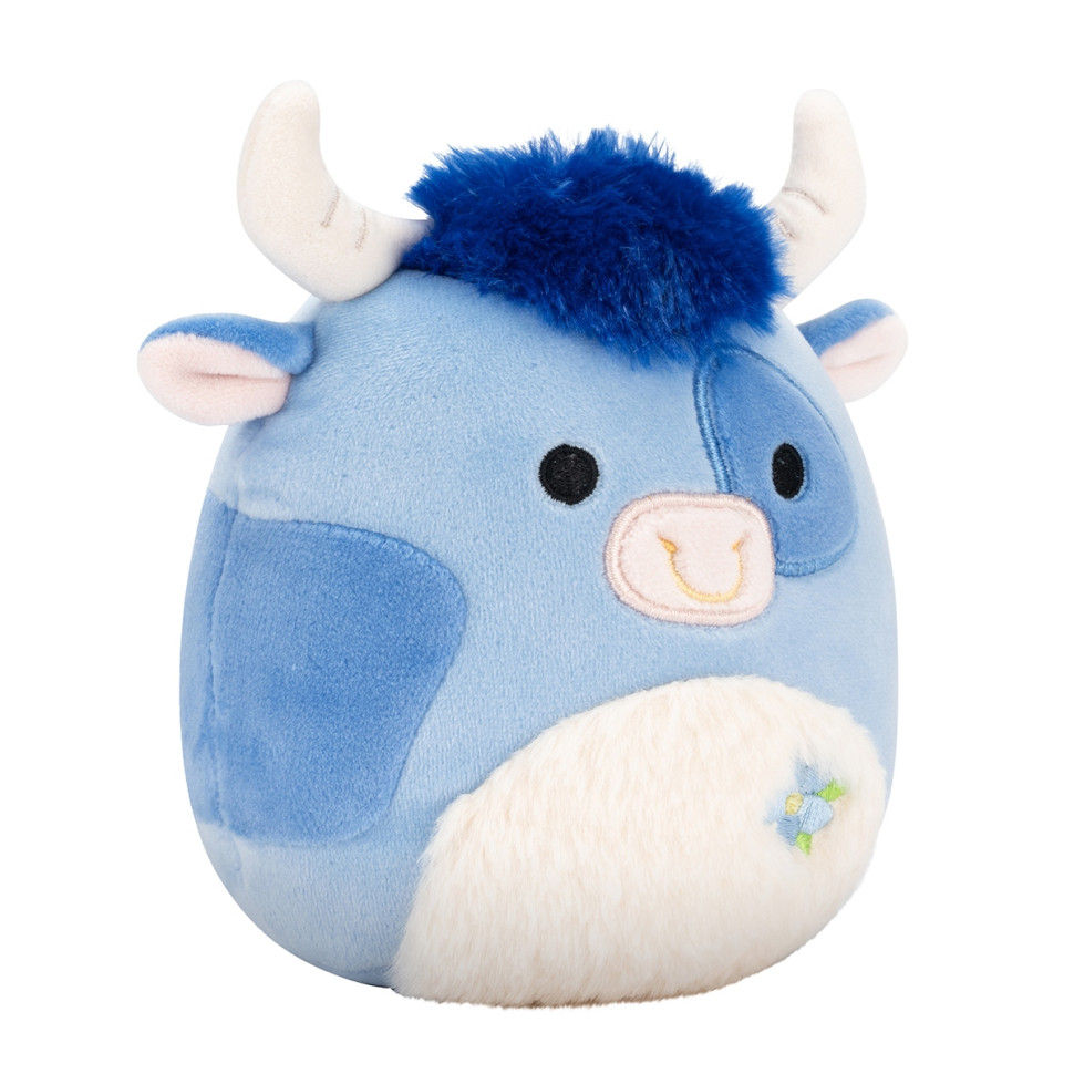 Детская мягкая игрушка Бык Бермайе Squishmallows SQER01213, 19 см Детская мягкая игрушка Бык Бермайе Squishmallows SQER01213, 19 см